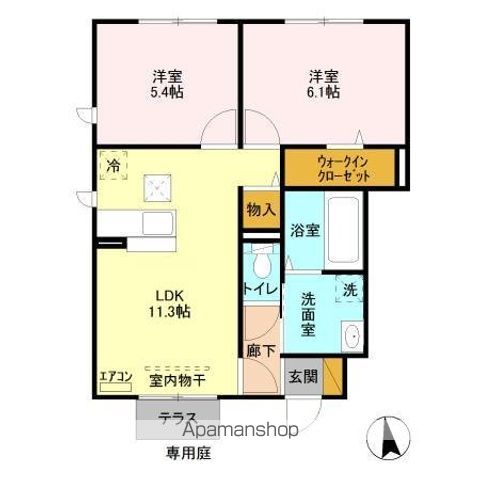 ステアヒルズIの間取り写真