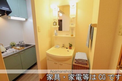 アークグレイス[1K/26.72m2]の洗面所