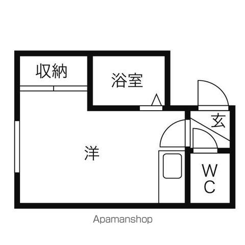 レインボーハイムAの間取り写真