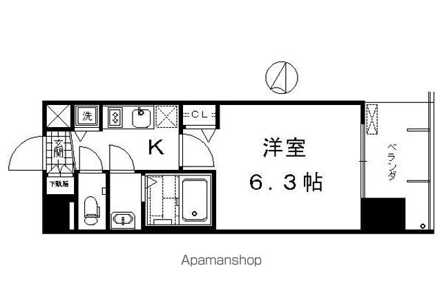 プレサンス京都鴨川の間取り写真