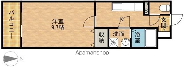 【浜松市浜名区沼のマンションの間取り】