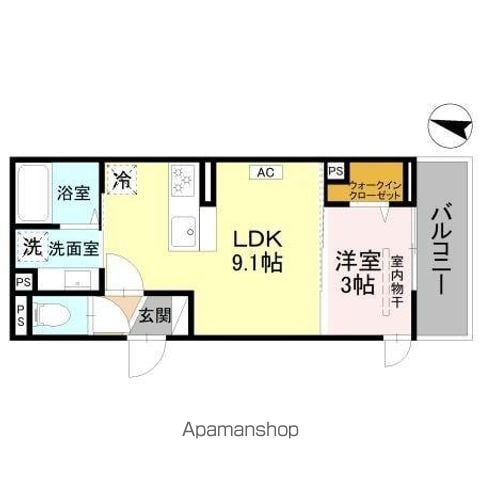 DーSERENO北野の間取り写真