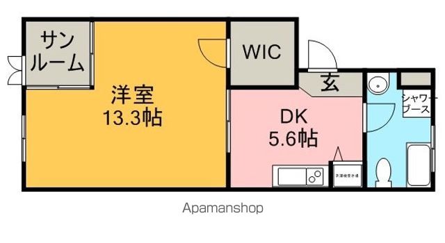 レインボーカーサ内田橋の間取り写真