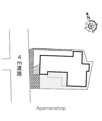 レオパレス西巣鴨[1K/15.87m2]の配置図
