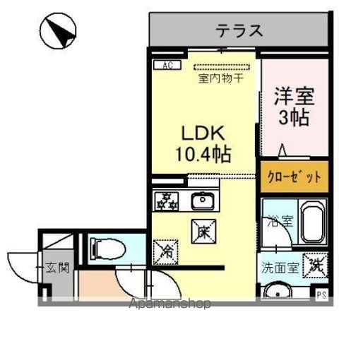 DーSERENO東田町の間取り写真