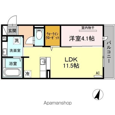 【ＤーＲＯＯＭ瓦田の間取り】