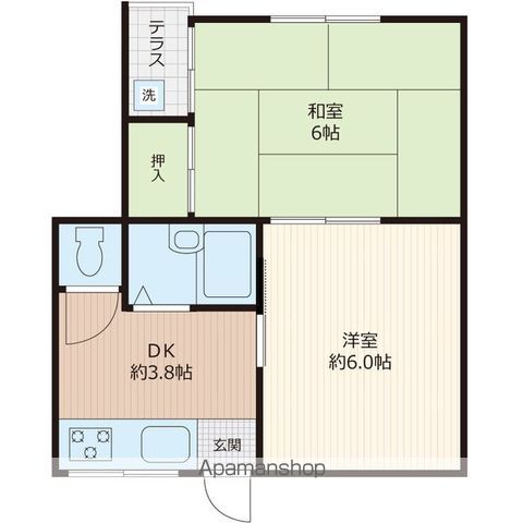 キャピタル住之江公園の間取り写真