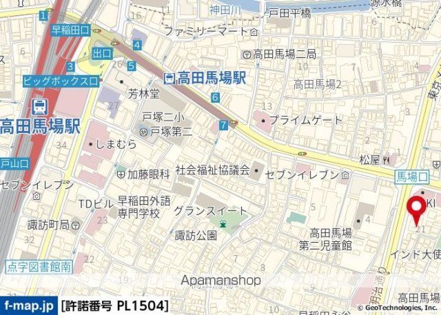 BRONDBY西早稲田の周辺写真
