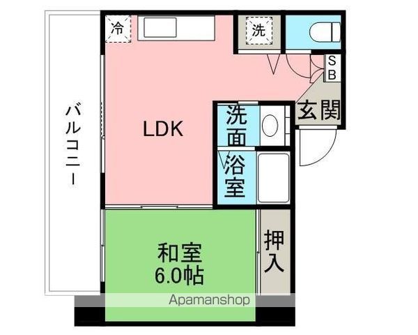 アリエス姪浜駅南の間取り写真