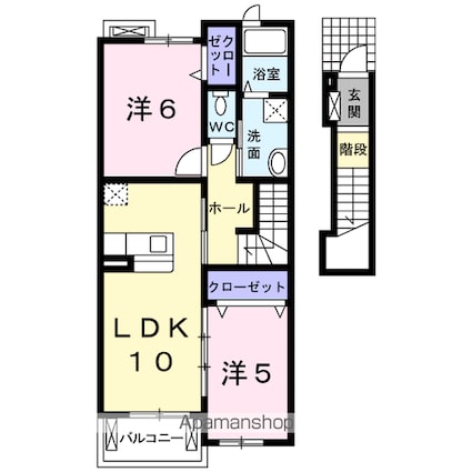 Ｓｉｎｃｅｒｅ六枚橋[2LDK/54.67m2]の間取図