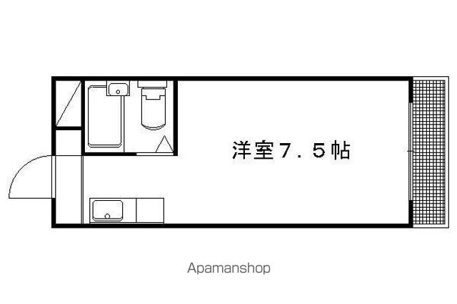 衣笠赤阪町マンションの間取り写真
