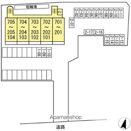 フォレストＹ’ｓ[3LDK/69.3m2]の配置図