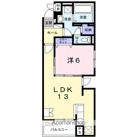 藤阪東レジデンス八弘の間取り写真