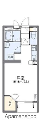 レオネクストＣｒｉｂ塚間[1K/30.84m2]の間取図