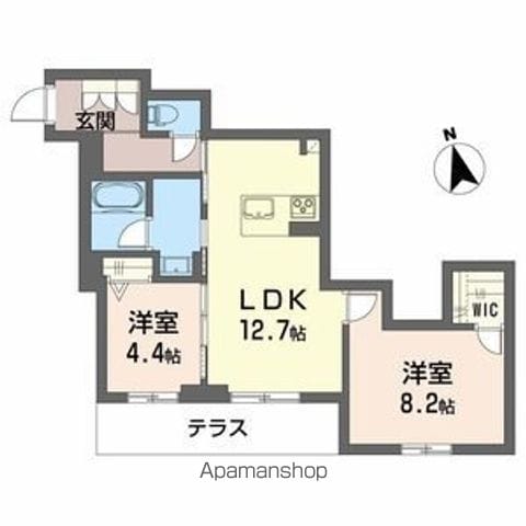 アンティームの間取り写真