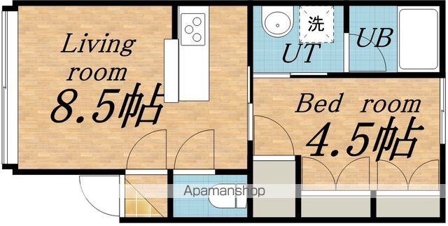 ソシアルトミイNO.67の間取り写真