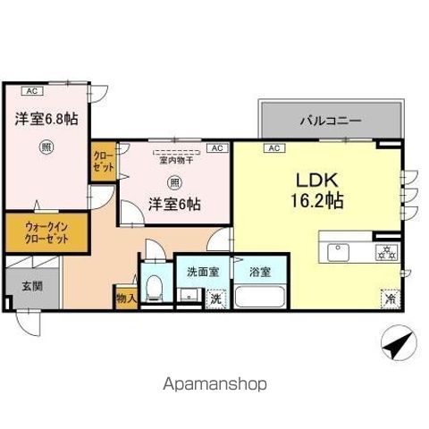 DーROOMプラーナの間取り写真