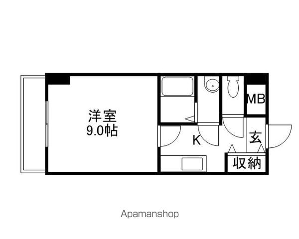 翔阿園マンションの間取り写真