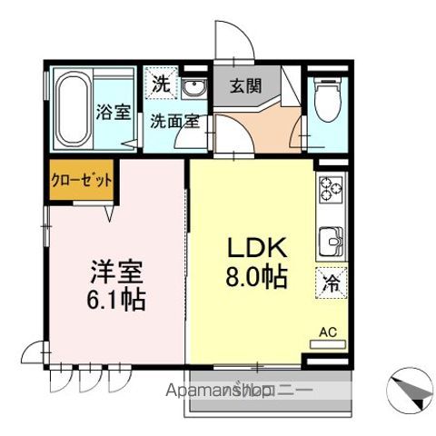 ガーネットの間取り写真