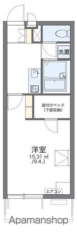レオパレス太子堂の間取り写真