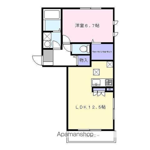 メゾンヴェール徳住の間取り写真