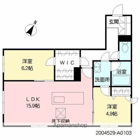 シャーメゾン月出の間取り写真