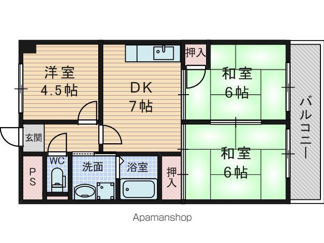 ラヴィータ豊里の間取り写真