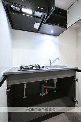 東京都目黒区東山２丁目[1K/25.44m2]のキッチン3