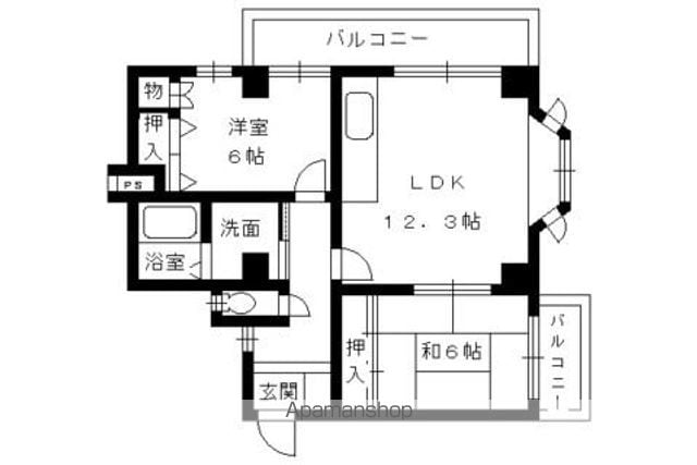 ソレーユYAMADAの間取り写真