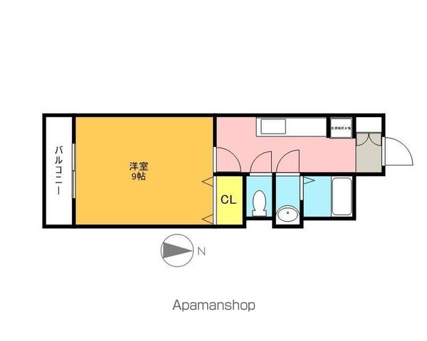 マンション五島山の間取り写真