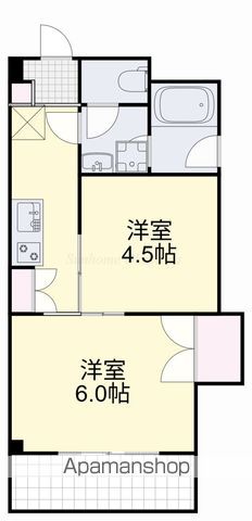 エバグリーン磨屋町の間取り写真