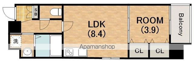 オルフェア上本町VII番館の間取り写真