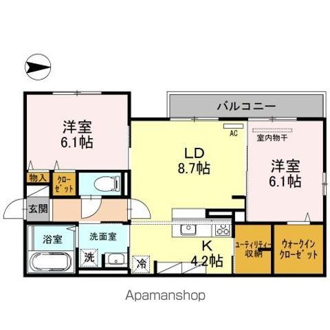 LE GRAND AMENITY HILL EASTの間取り写真