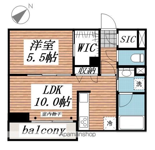 八幡宿マンションの間取り写真