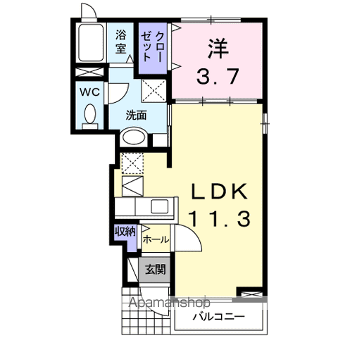 BREEZE HOUSE Kの間取り写真