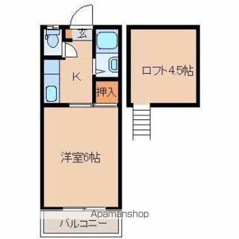 コーポラヴィアンローズの間取り写真
