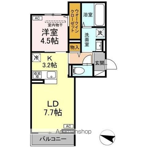 DーROOM NAGOMIの間取り写真