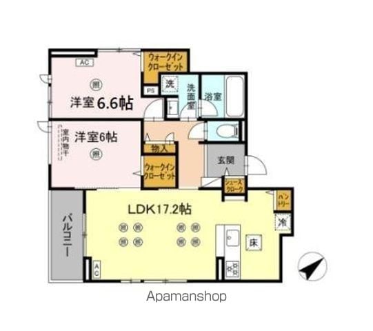 DーRESIDENCE室見の間取り写真