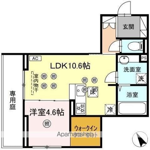 【ＤーＲＯＯＭ香椎駅東の間取り】