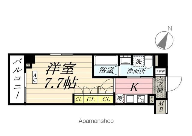 AXAS西馬込アジールコートの間取り写真