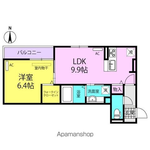 DーROOM WEST PARK 西宮北口の間取り写真