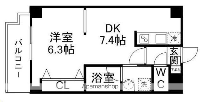 しゃとれ山手町の間取り写真