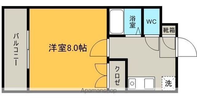 パピヨン箱崎の間取り写真