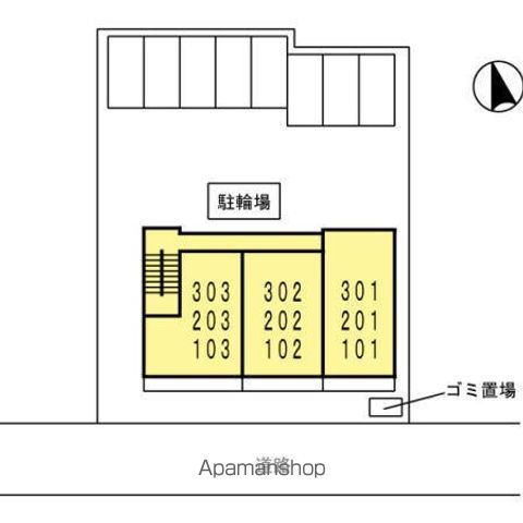 【昭島市宮沢町のアパートの写真】