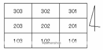 メゾン・ド・パリス[1K/21.71m2]の配置図