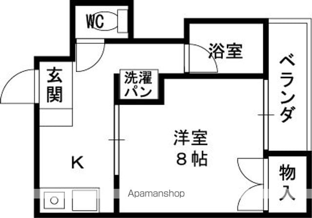 東海道本線 高槻駅 徒歩5分 4階建 築37年の間取り写真