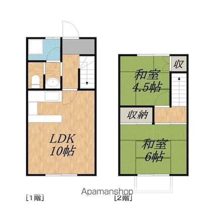 マンションヨコタ第３[2LDK/49.68m2]の間取図