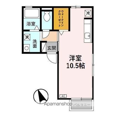 パルムドール01の間取り写真