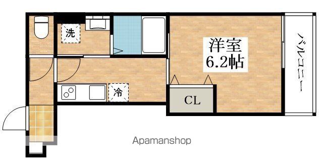 クレアール西今川の間取り写真