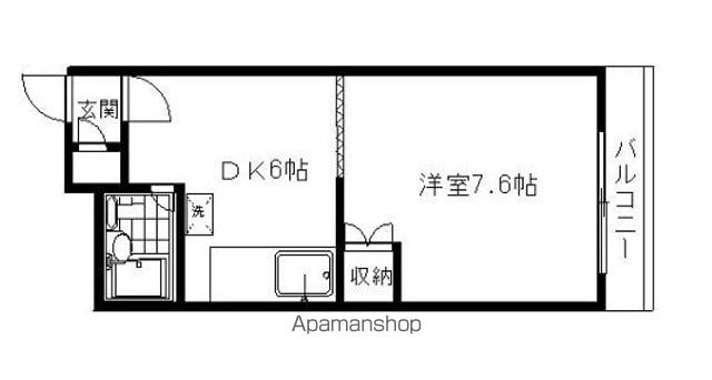 クローバーズマンション広和の間取り写真